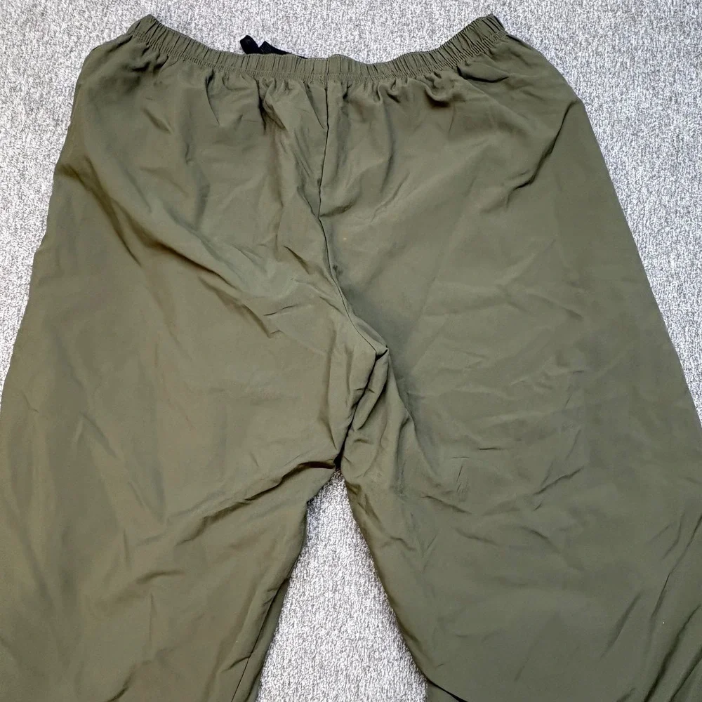 New Balance USMC Medium Long Olive Green‎ Athletic Track Pants Men's Reflective